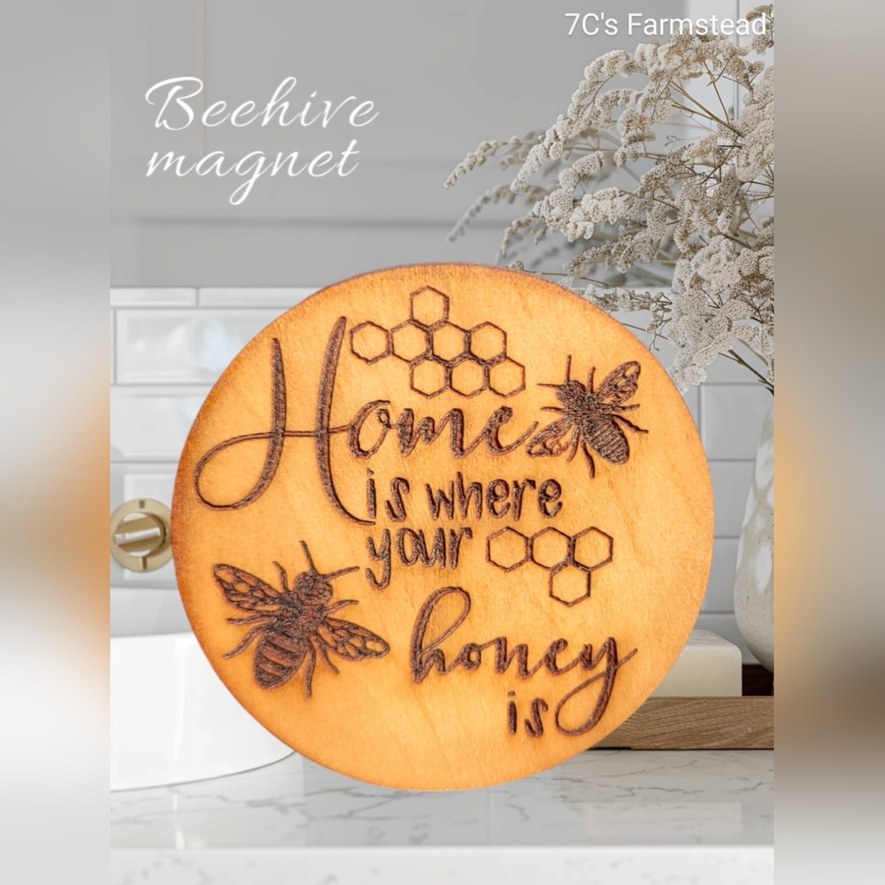 🪵Laser Engraved Magnet